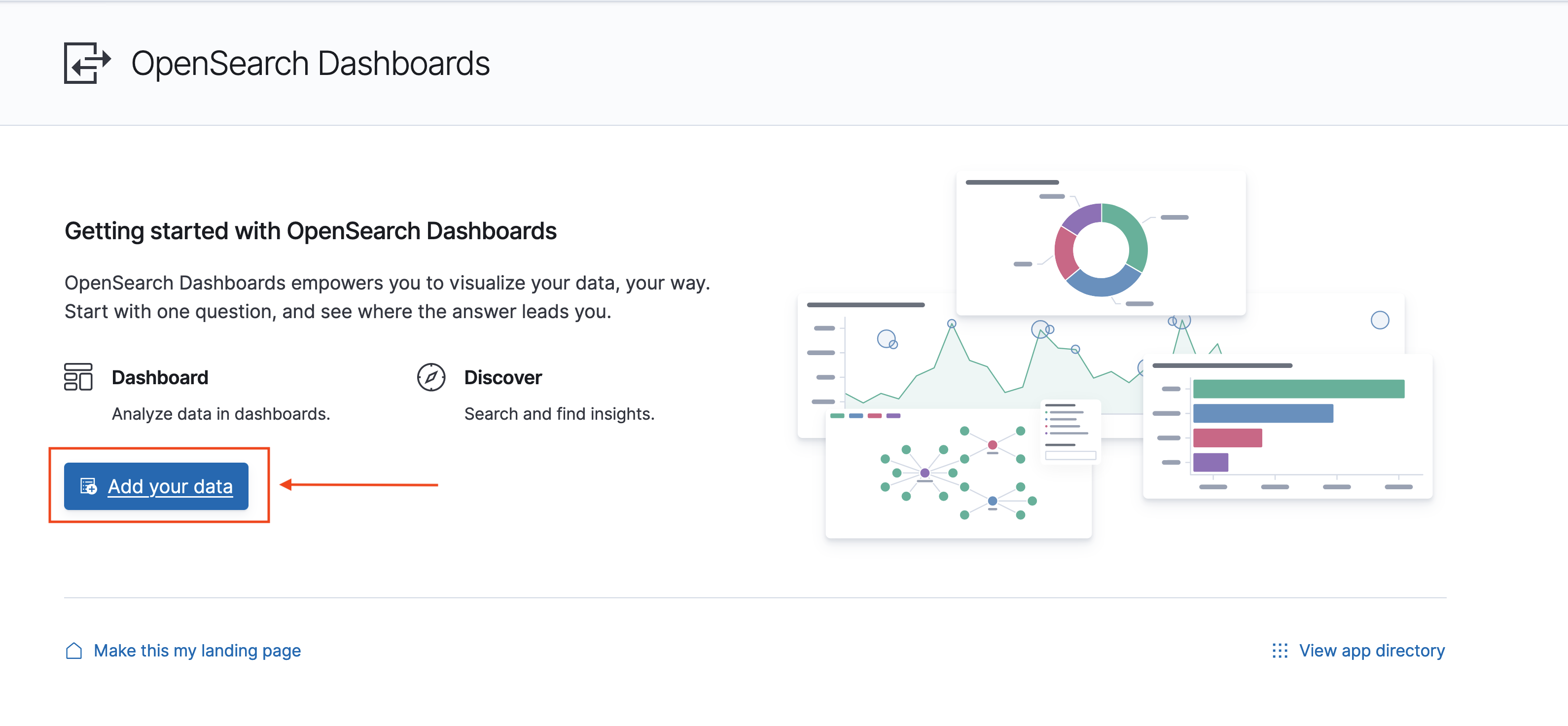 OpenSearch Dashboards Add Data